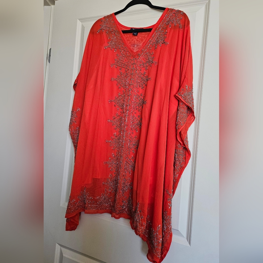 Gorgeous Roamans 2 Piece Hand Beaded Tunic - Size 26/28